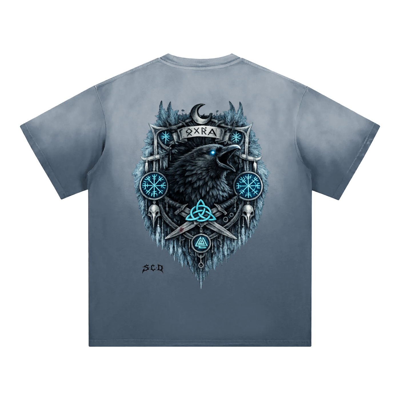 -CORVUS- Tee (BLK Print)