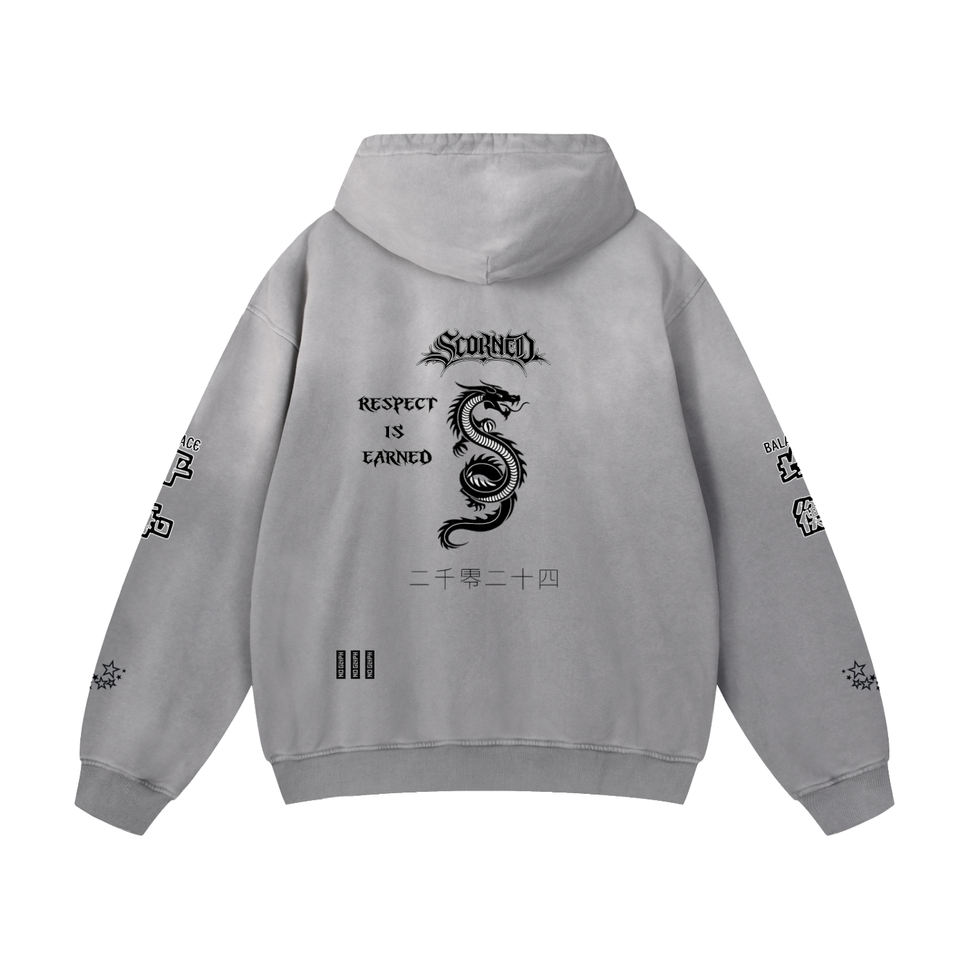 SCORNED RIE Oversized Hoodie