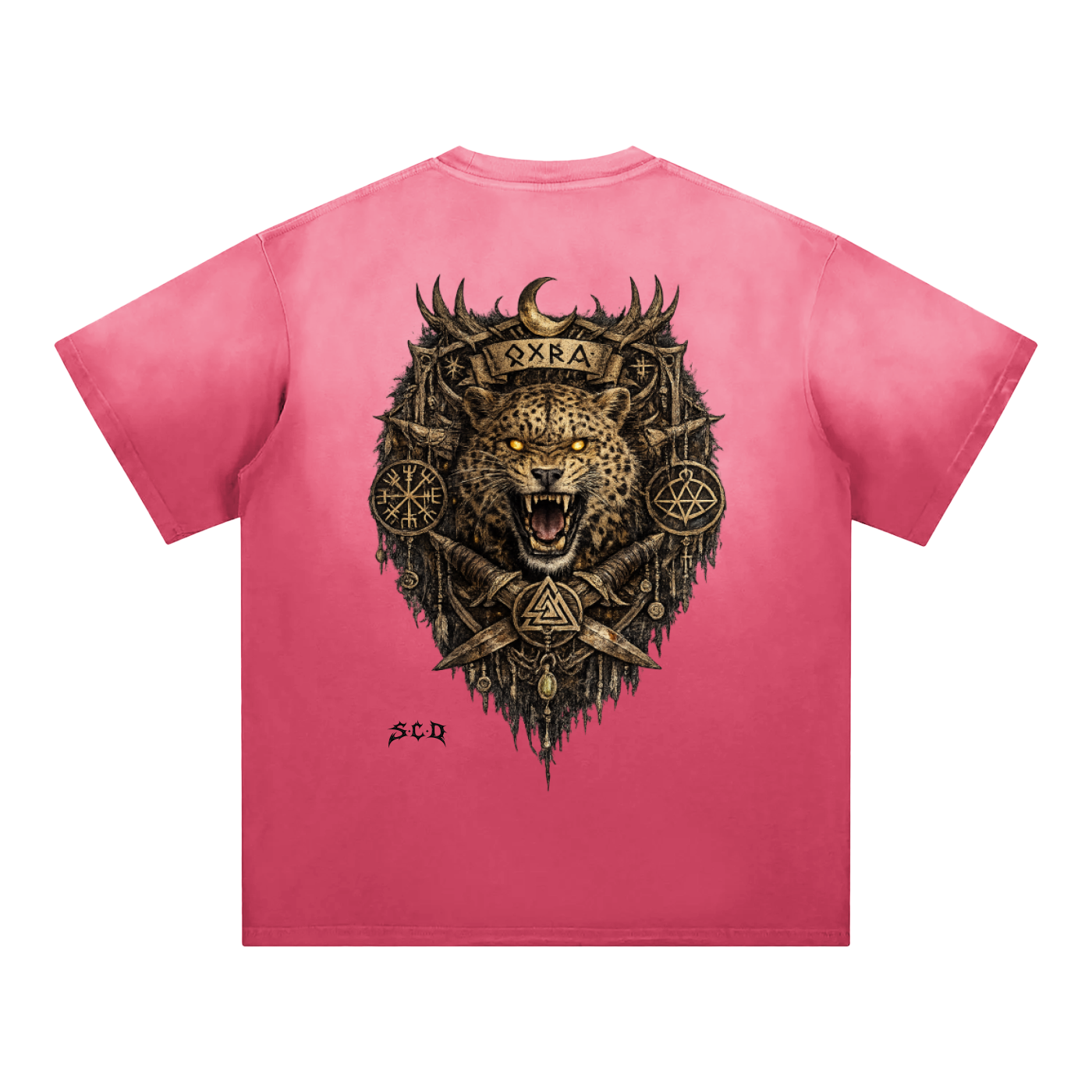 -LEOPARDUS- Tee (BLK Print)