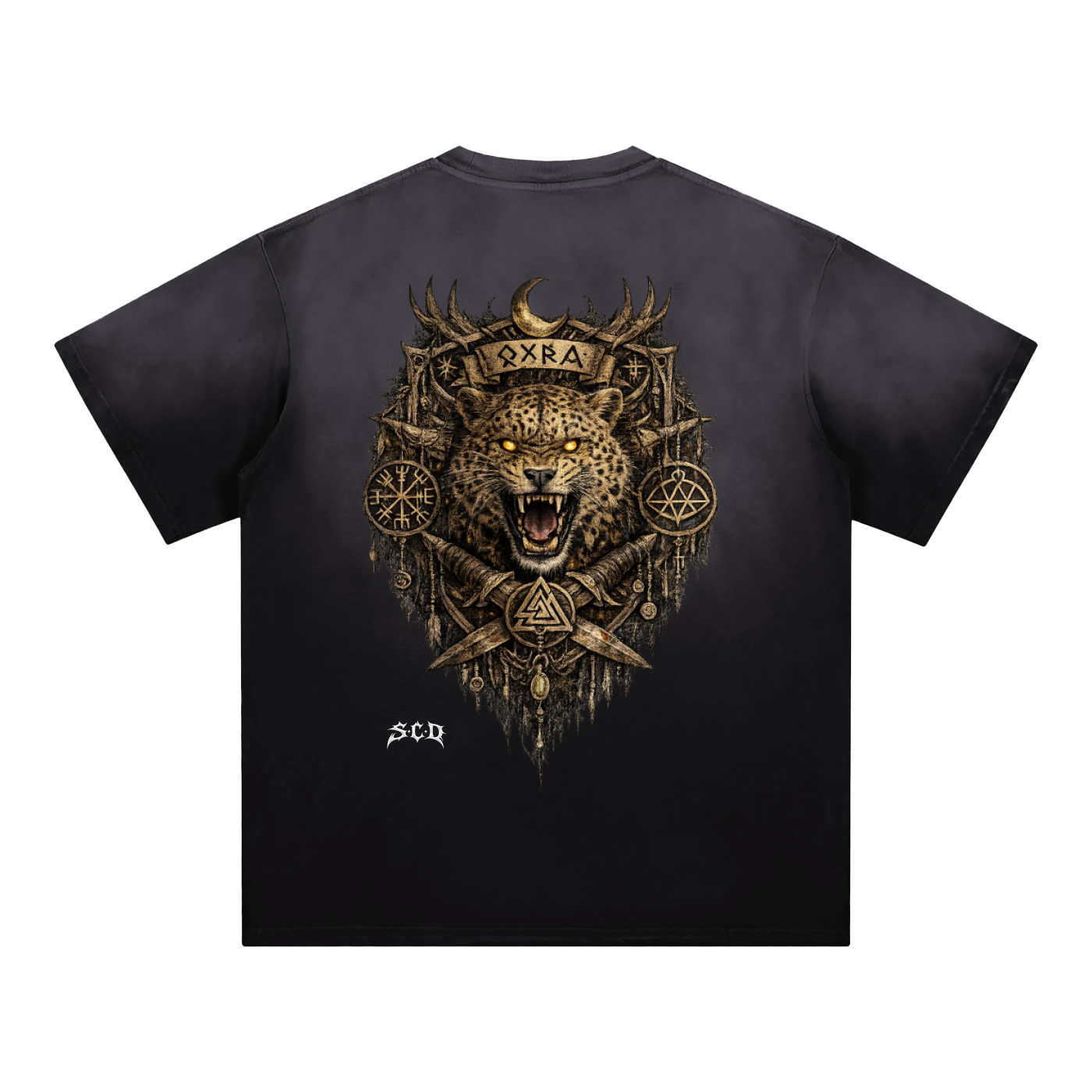 -LEOPARDUS- Tee (WHT Print)