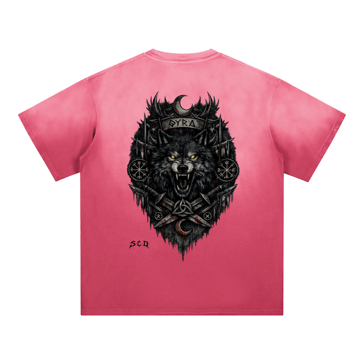 -LUPUS ATER- Tee (BLK Print)