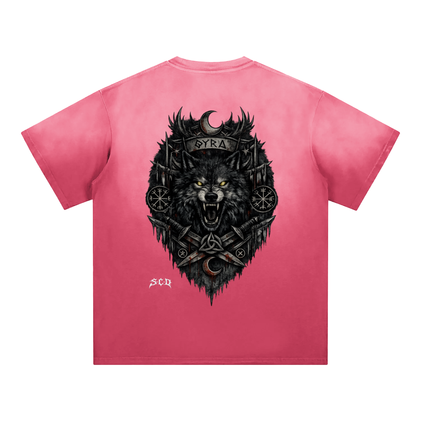 -LUPUS ATER- Tee (WHT Print)