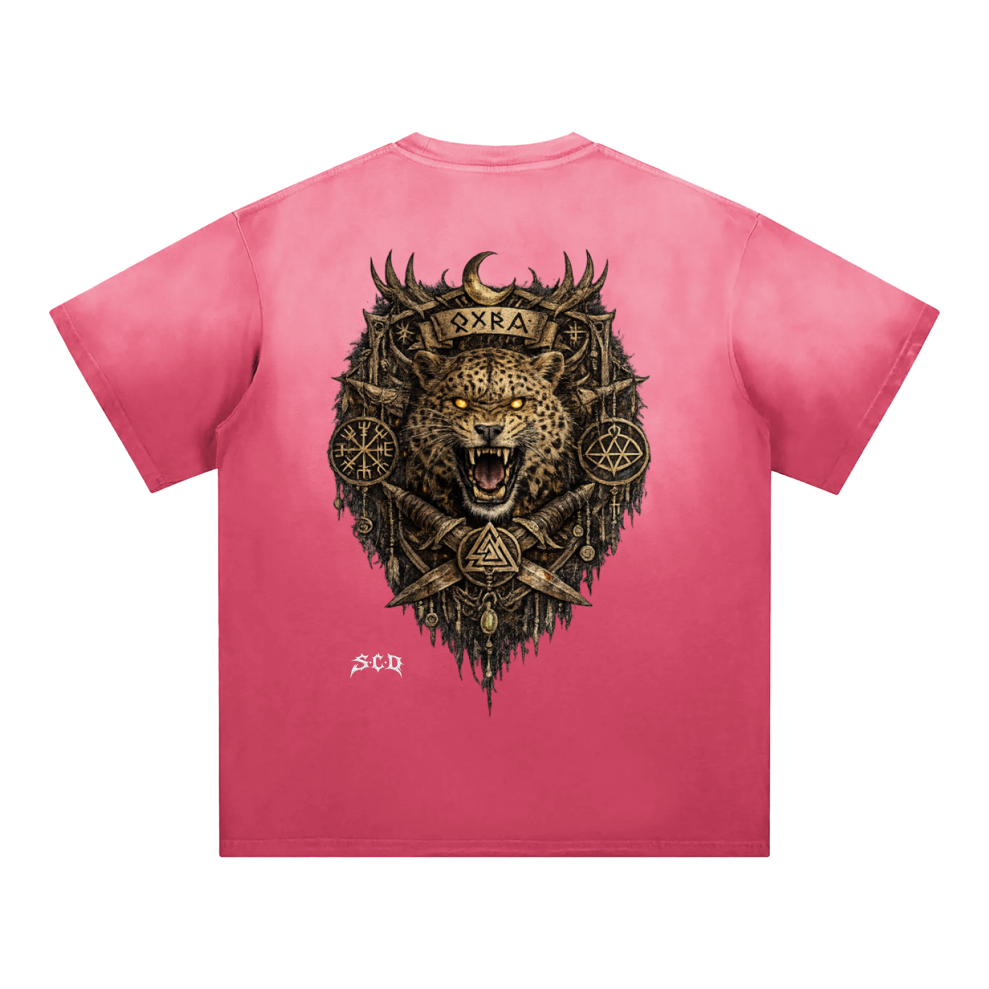 -LEOPARDUS- Tee (WHT Print)