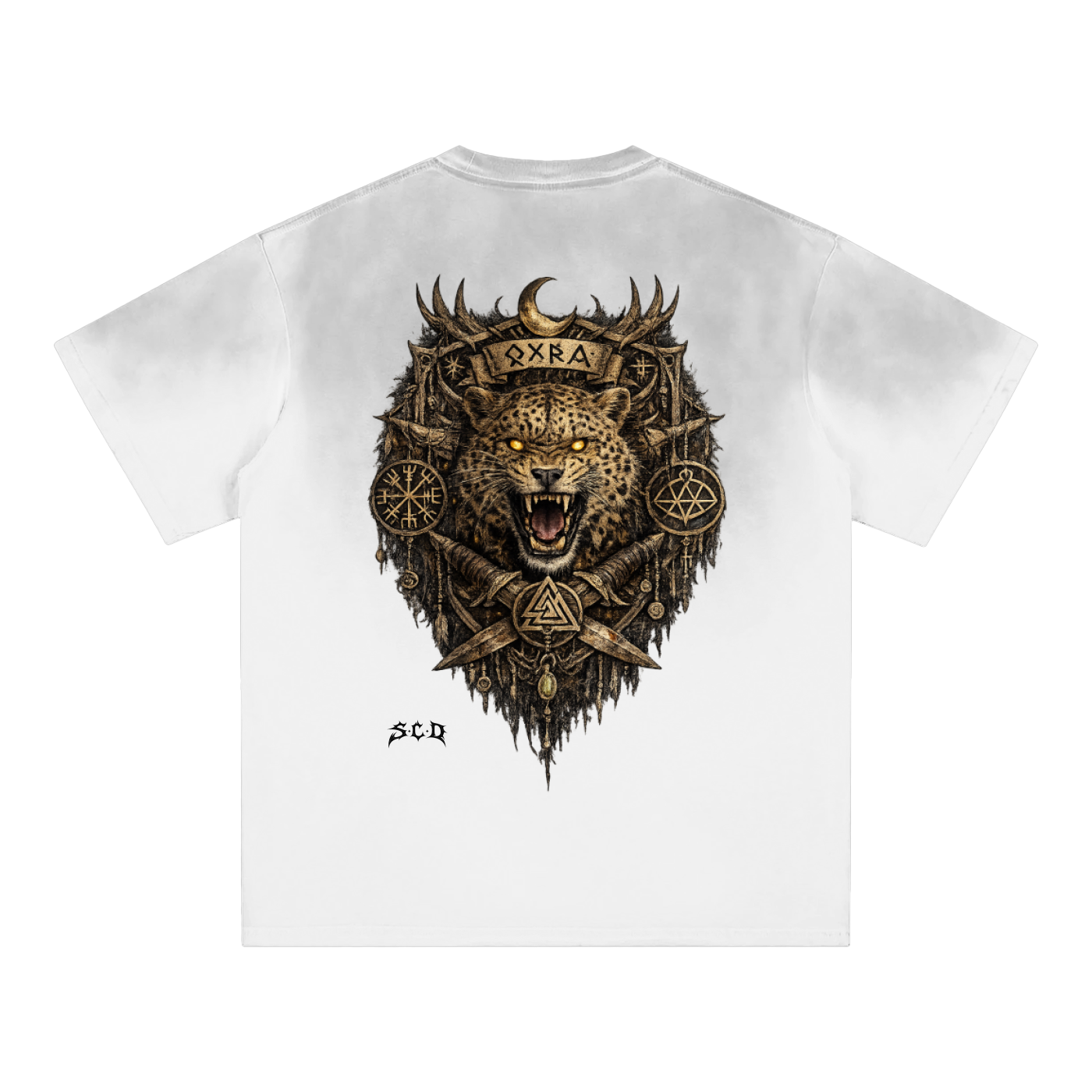 -LEOPARDUS- Tee (BLK Print)