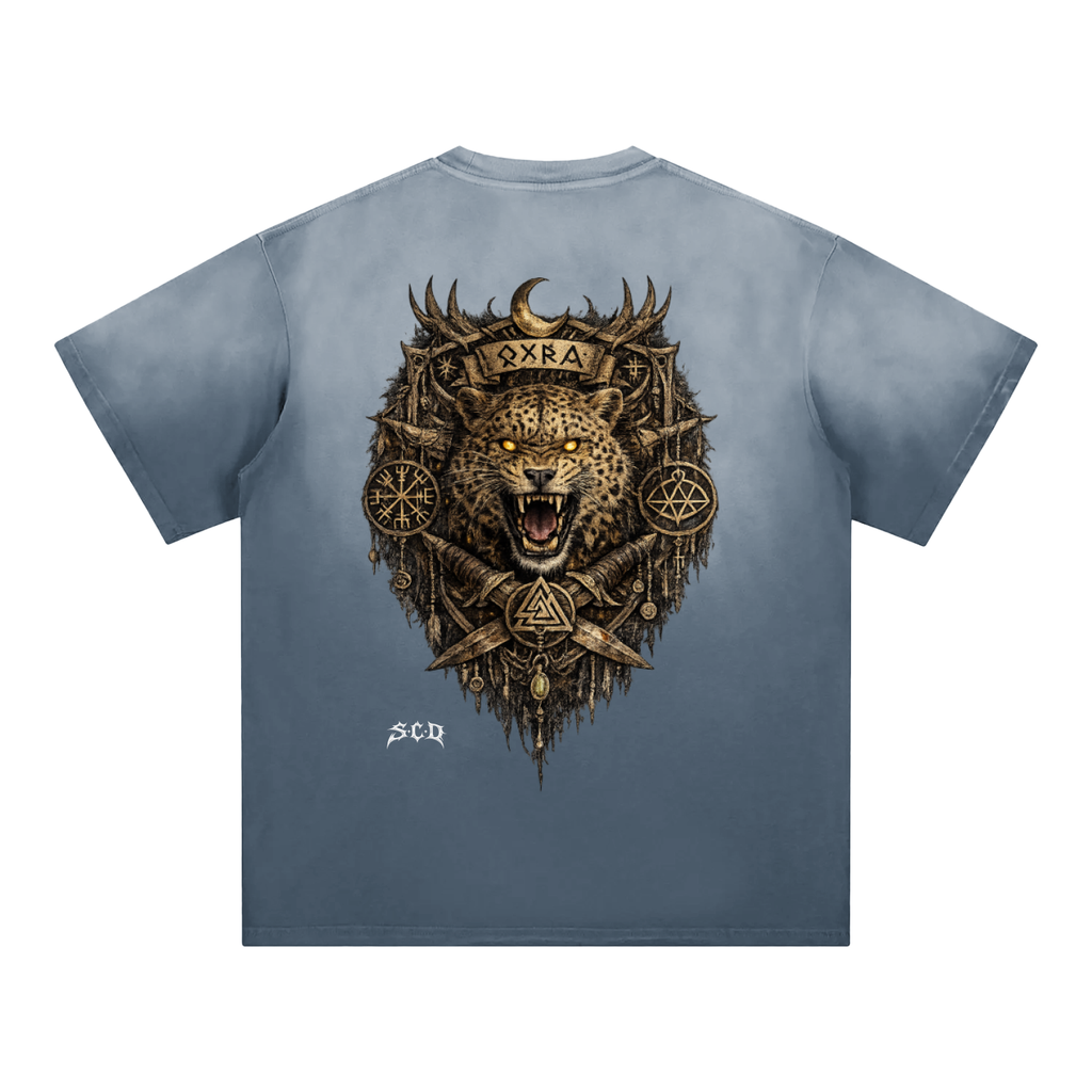 -LEOPARDUS- Tee (WHT Print)