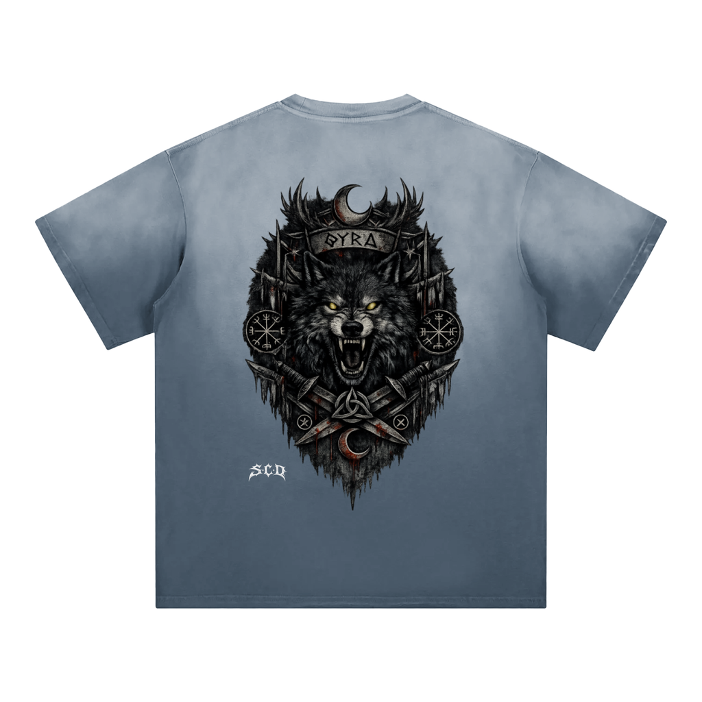 -LUPUS ATER- Tee (WHT Print)