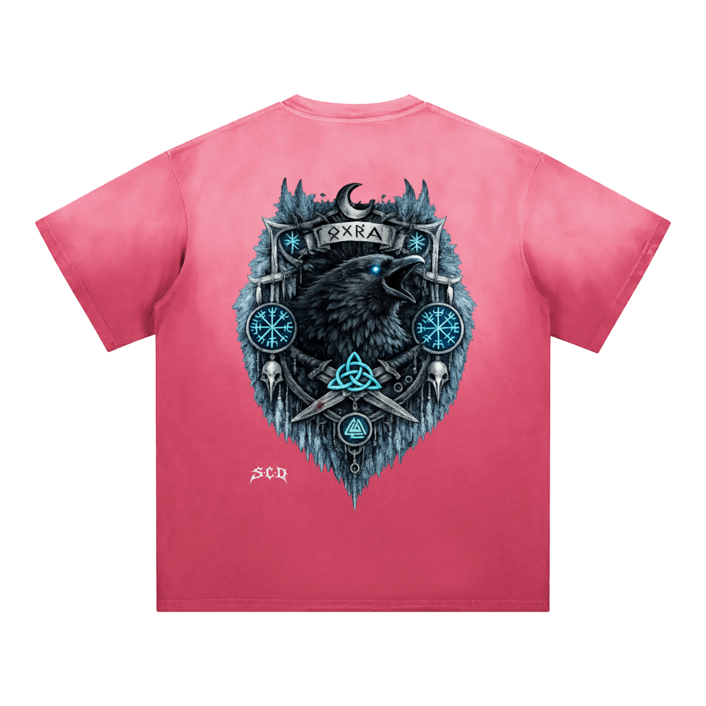 -CORVUS- Tee (WHT Print)